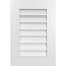 Ekena Millwork Vertical Surface Mount PVC Gable Vent: Non-Functional, w/ 3-1/2"W x 1"P Standard Frame, 18"W x 26"H GVPVE18X2601SN - alternate 1